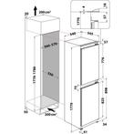 Hotpoint HMCB-50502 Inbouw Koel-Vriescombi 177cm No Frost, Witgoed en Apparatuur, Koelkasten en IJskasten, Ophalen of Verzenden