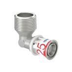 Uponor S-Press Plus perskoppeling 1 buitendraad x Ø25 knie, Doe-het-zelf en Verbouw, Verwarming en Radiatoren, Verzenden, Nieuw