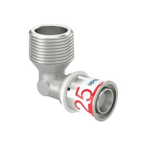 Uponor S-Press Plus perskoppeling 1 buitendraad x Ø25 knie, Doe-het-zelf en Verbouw, Verwarming en Radiatoren, Verzenden