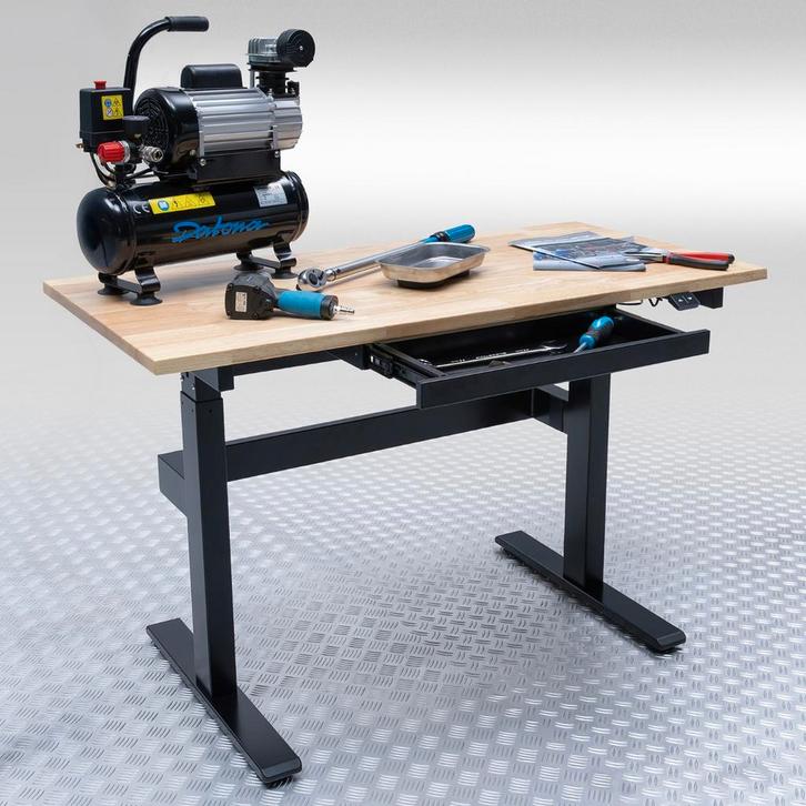 Datona Verstelbare werkbank – elektrisch in hoogte, Doe-het-zelf en Verbouw, Werkbanken, Nieuw, Ophalen of Verzenden