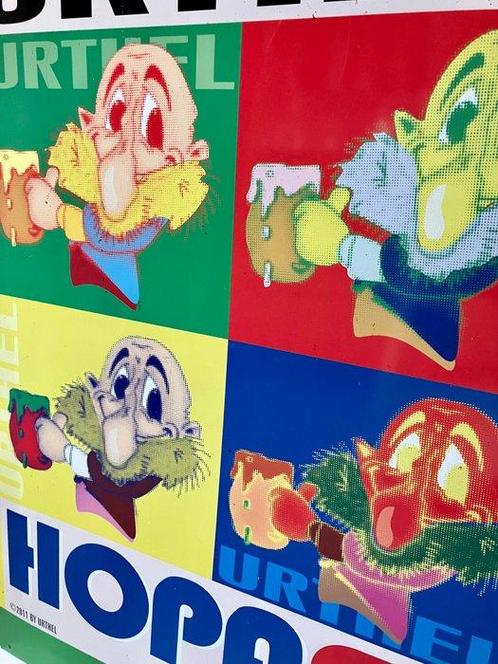 Urthel - Reclamebord - Metaal, Antiek en Kunst, Antiek | Wandborden en Tegels