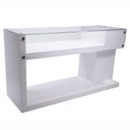 Alfix high glossy toonbank met lade links + kabelgat