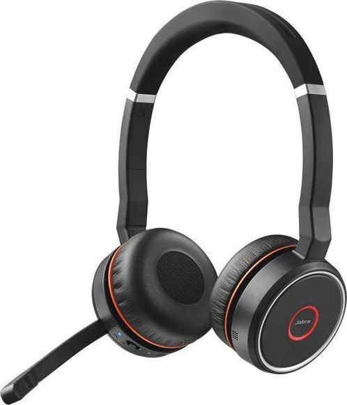 Jabra Evolve 75 SE - On-Ear Headset - Zwart PS4, Spelcomputers en Games, Spelcomputers | Sony PlayStation 4, Zo goed als nieuw