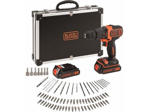 BLACK+DECKER BDCHD18BAFC-QW Accu Klopboormachine - 18V - 2, Huis en Inrichting, Woonaccessoires | Overige, Nieuw, Verzenden