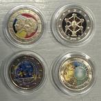 België. 2 Euro 2005/2013 (4 monnaies) (Zonder Minimumprijs), Postzegels en Munten, Munten | Europa | Euromunten