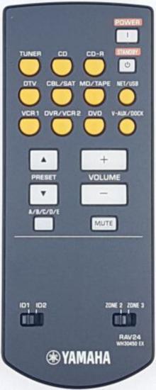Yamaha RAV24 WH30450 EX afstandsbediening - Geschikt voor..., Audio, Tv en Foto, Afstandsbedieningen, Verzenden