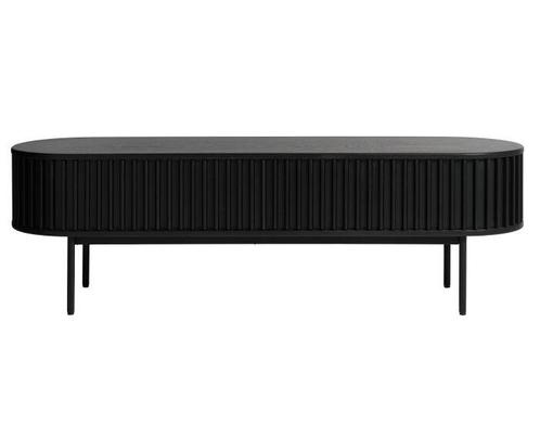 Tv meubel Siena eiken 160 cm - zwart, Huis en Inrichting, Kasten | Televisiemeubels, Nieuw, Ophalen of Verzenden