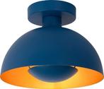 Lucide SIEMON - Plafonnière - Ø 25 cm - 1xE27 - Blauw, Ophalen of Verzenden, Zo goed als nieuw