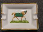 Hermès - Asbak - Porselein - Paard koets jockey grasveld, Nieuw