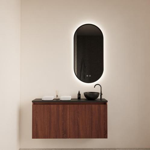 Fonteinmeubel BWS Meadow 100x50 cm Choco Eiken Incl., Doe-het-zelf en Verbouw, Sanitair, Bad, Nieuw, Ophalen of Verzenden