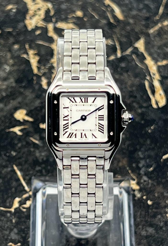 Cartier Panthere de Cartier Small - WSPN0013 - New, Sieraden, Tassen en Uiterlijk, Horloges | Dames, Staal, Nieuw, Staal, Overige merken