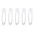 Fako Bijoux - 5 Veiligheidsspelden Met Beschermkap -, Sieraden, Tassen en Uiterlijk, Broches, Verzenden, Nieuw