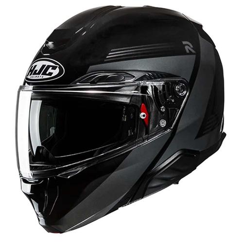 HJC RPHA 91 Abbes Zwart Grijs Systeemhelm, Motoren, Kleding | Motorhelmen, Systeemhelm, Heren, M, Nieuw met kaartje, HJC, Verzenden