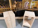 Steigerhouten Barkruk (2st), Huis en Inrichting, Barren, Ophalen of Verzenden, Nieuw, Inclusief barstoelen