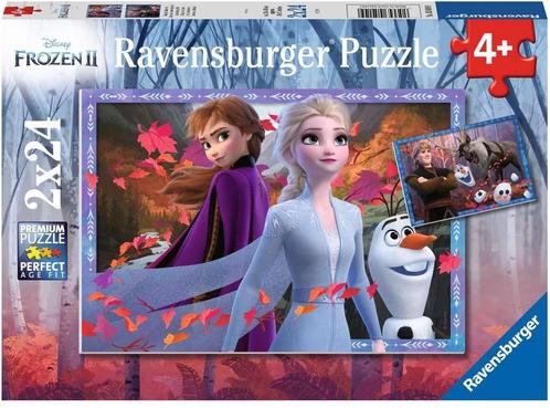 Frozen 2 - Ijzige Avonturen Puzzel (2x24 stukjes) |, Kinderen en Baby's, Speelgoed | Kinderpuzzels, Nieuw, Verzenden