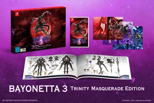 Bayonetta 3-Trinity Masqerade Edition (NSW) NIEUW, Spelcomputers en Games, Games | Nintendo Switch, Nieuw, Ophalen of Verzenden