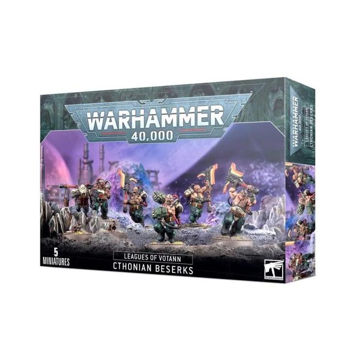 Leagues of Votann Cthonian Beserks (Warhammer 40.000 nieuw), Hobby en Vrije tijd, Wargaming, Nieuw, Ophalen of Verzenden