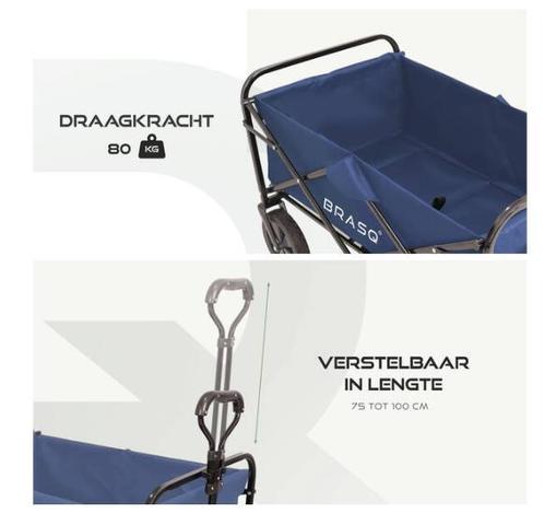 BRASQ Bolderkar - WC100 Blauw, Huis en Inrichting, Overige Huis en Inrichting, Nieuw