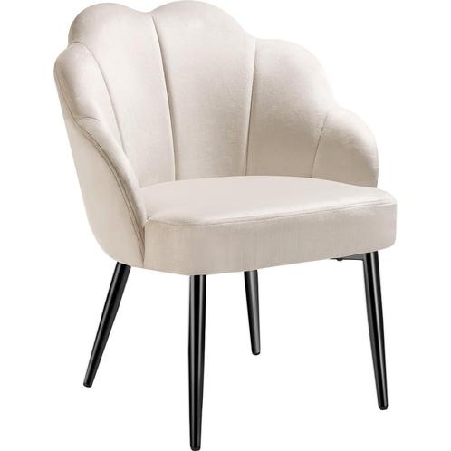 Cocktail stoel Hellen, gestoffeerd met fluwelen bekleding -, Huis en Inrichting, Stoelen, Verzenden