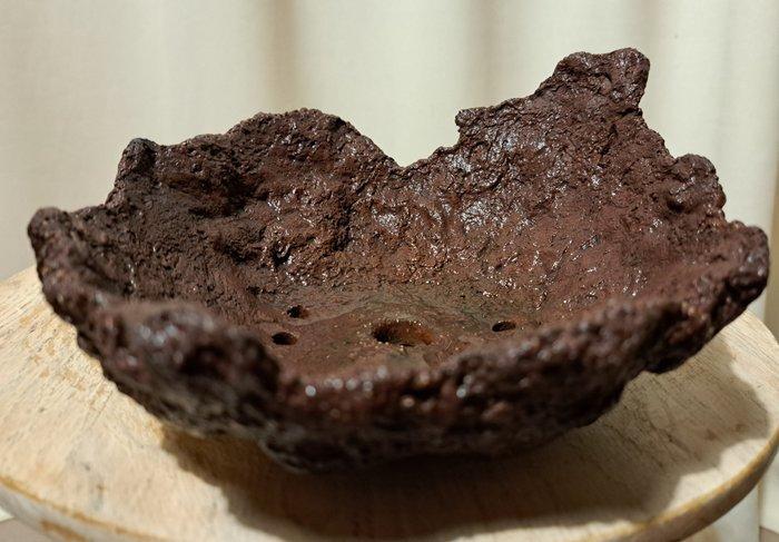 Bonsai schaal - 18x17x10cm - ongeglazuurd - Hoogte (boom): 0, Antiek en Kunst, Curiosa en Brocante