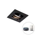 Moderne Smart inbouwspot zwart incl. WiFi GU10 - Artemis, Huis en Inrichting, Nieuw, Overige materialen, Modern