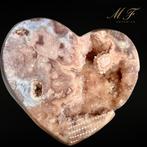 Premium - Hart en Roze Amethist - XXL Hart - Hoogte: 140 mm