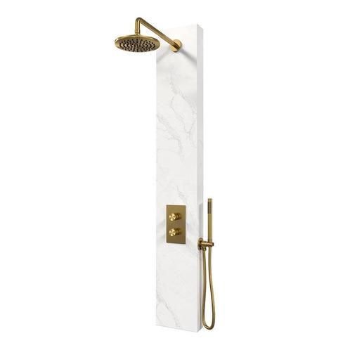 BRAUER Gold Edition Thermostatisch Douchepaneel 2-weg, Doe-het-zelf en Verbouw, Sanitair, Ophalen of Verzenden