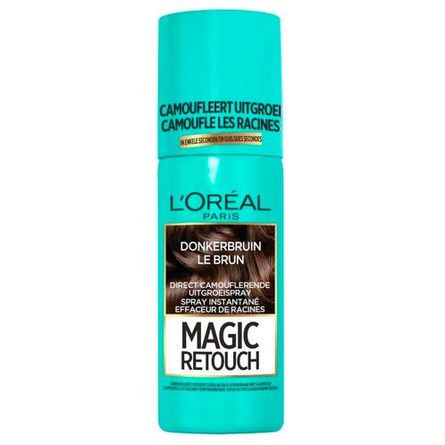 LOréal Paris Magic Retouch Donkerbruin Camouflerende, Sieraden, Tassen en Uiterlijk, Uiterlijk | Haarverzorging, Nieuw, Verzenden