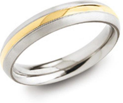 Boccia Titanium 0130-02 Ring - Bicolor - Unisex - 21.00mm, Sieraden, Tassen en Uiterlijk, Ringen, Verzenden