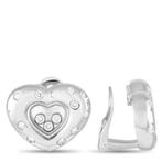Chopard - Oorbellen - 18 karaat Witgoud, Happy Diamonds 18K, Nieuw
