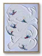 Juli Lampe (1980) - Ski Lovers in the snowy expanses., Antiek en Kunst