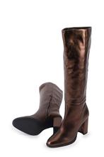 Nelson Laarzen in maat 36 Brons, Kleding | Dames, Schoenen, Hoge laarzen, Overige kleuren, Verzenden, Zo goed als nieuw