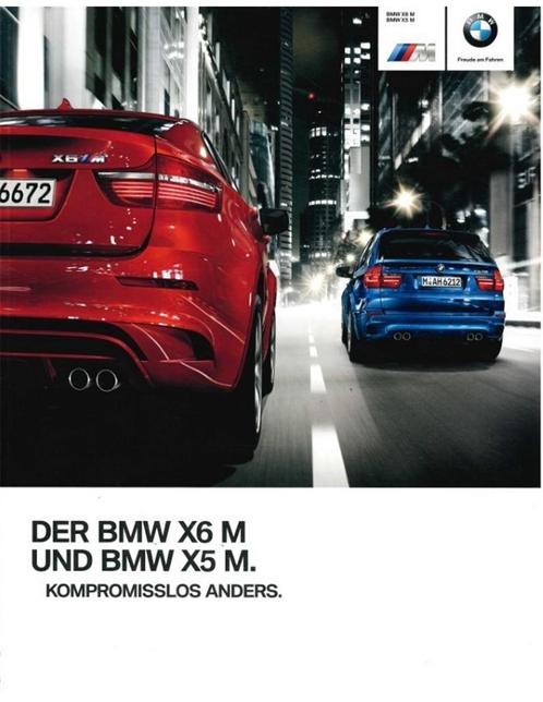 2011 BMW X5 M & X6 M BROCHURE DUITS, Boeken, Auto's | Folders en Tijdschriften, BMW
