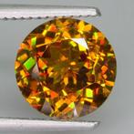 Zonder Minimumprijs Geel, Oranje Titaniet - 3.74 ct -, Nieuw