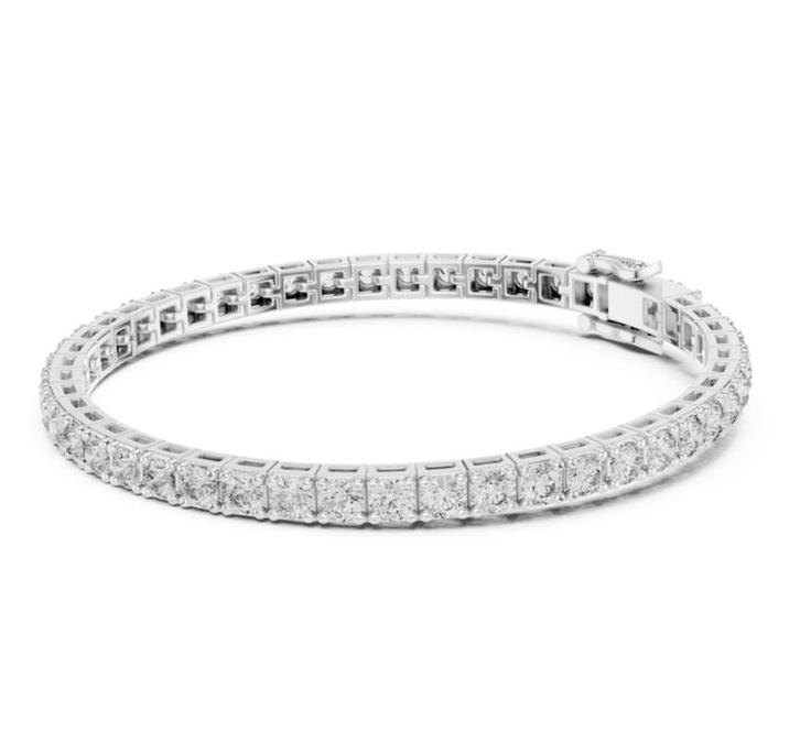 Tennis armband met 5.37ct diamant, Sieraden, Tassen en Uiterlijk, Armbanden