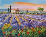 R. Vincent (1954) - Chapelle et lavandes en Provence