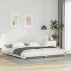 vidaXL Bedframe Wit 200 x 210 cm Massief grenenhout, Verzenden, Nieuw, Wit, Hout