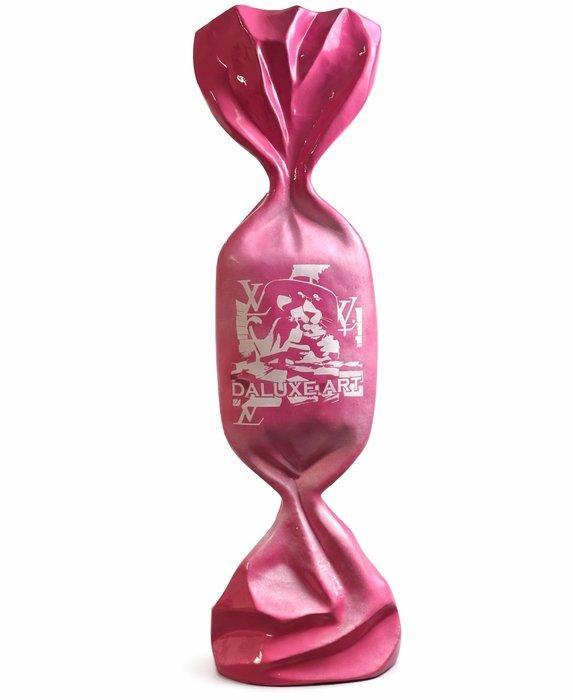 Daluxe Art - 1999 • Pink Panther Twisted Candy XL - 100cm, Antiek en Kunst, Kunst | Designobjecten