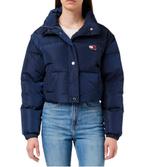 -13% Tommy Hilfiger  Tommy Hilfiger Biologisch jas  maat XL, Kleding | Dames, Jassen | Winter, Verzenden, Nieuw, Blauw