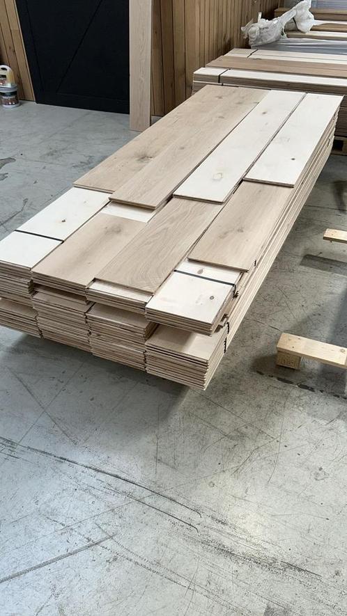 Aanbieding visgraat vloer Stuntprijs, Doe-het-zelf en Verbouw, Vloerdelen en Plavuizen, Nieuw, 10 m² of meer, 10 tot 30 cm, Hout