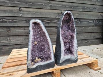 XL Amethist Geoden - Gepolijst Gepolijste- 48.78 kg - (2) beschikbaar voor biedingen
