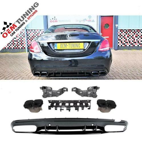 W205 C63 AMG Look Diffuser | Mercedes-Benz C-Class | 2014 +, Auto-onderdelen, Carrosserie en Plaatwerk, Nieuw, Mercedes-Benz, Achter