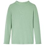 vidaXL Kindershirt met lange mouwen lage col 128, Verzenden, Nieuw