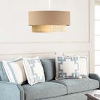 [lux.pro] Design hanglamp Loughborough E27 wit beige en geel, Huis en Inrichting, Lampen | Hanglampen, Nieuw, Verzenden