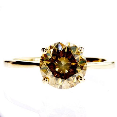 Zonder Minimumprijs - Verlovingsring - 14 karaat Geel goud -, Sieraden, Tassen en Uiterlijk, Antieke sieraden