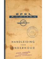1956 OPEL KAPITÄN INSTRUCTIEBOEKJE NEDERLANDS, Auto diversen