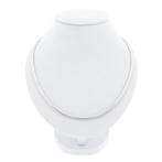 Witgouden omega schakelcollier (Ketting), Sieraden, Tassen en Uiterlijk, Kettingen, Ophalen of Verzenden, Gebruikt, Overige kleuren