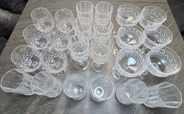 Cristal dArques - Wijnglas (24) - Longchamp - Kristallglas, Antiek en Kunst, Antiek | Meubels | Tafels