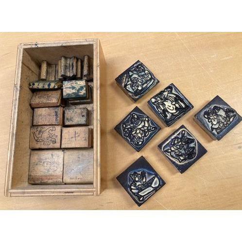 Beloningsstempels mix in houten kistje 24 stuks, Boeken, Schoolboeken, Nieuw, Verzenden