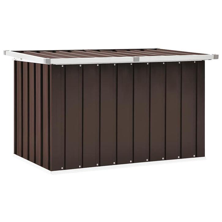 Ruime Tuinbox 109x67cm bruin | Tweedekansje | 40%!, Tuin en Terras, Bergingen en Tuinkasten, Nieuw, Metaal, Containerberging, Ophalen of Verzenden
